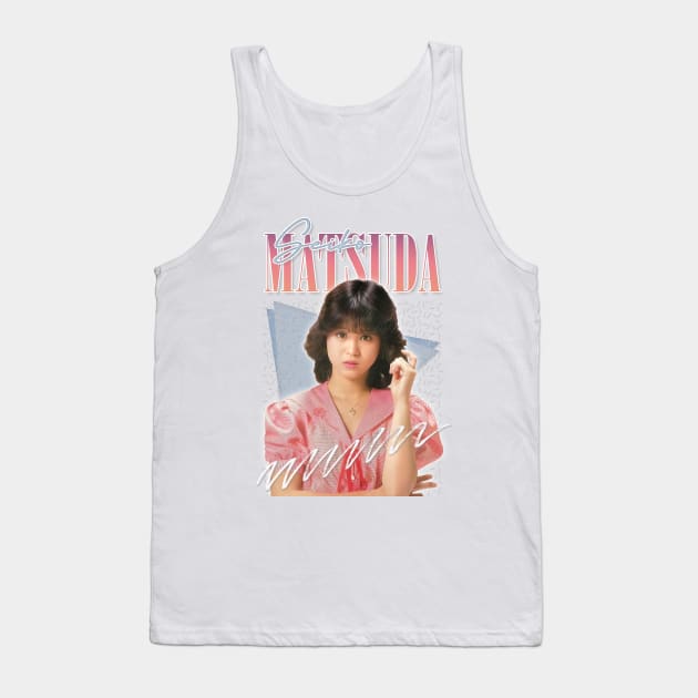 Seiko Matsuda /  Retro 80s Fan Art Design Tank Top by DankFutura